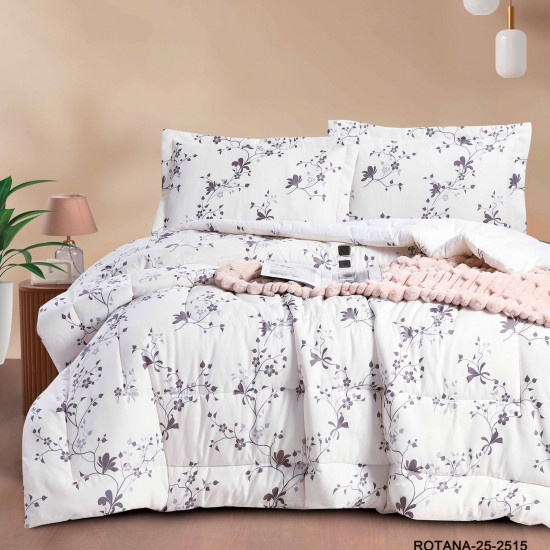 Queen Size 4PCS Bedding Set – Comforter, Fitted Sheet & Pillowcases