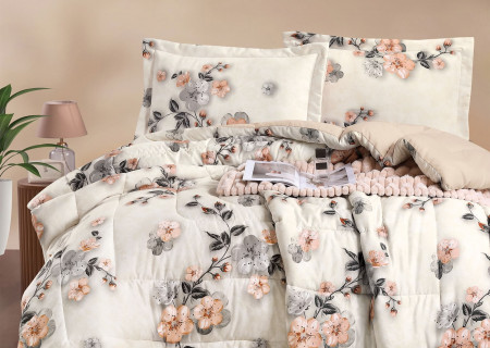 4 Pcs Queen Size Micro Comforter Set – Soft & Comfortable Bedding Set