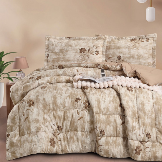 4 Pcs Queen Size Micro Comforter Set – Soft & Comfortable Bedding Set