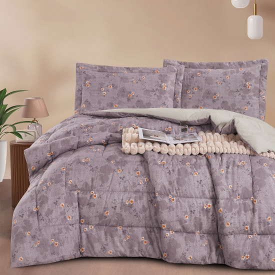 4 Pcs Queen Size Micro Comforter Set – Soft & Comfortable Bedding Set