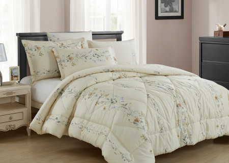 100% Pure Cotton 6 Pcs Comforter Set