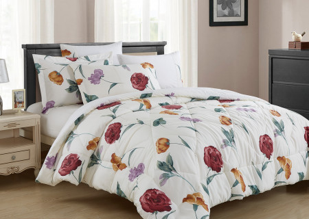 100% Pure Cotton 6 Pcs Comforter Set