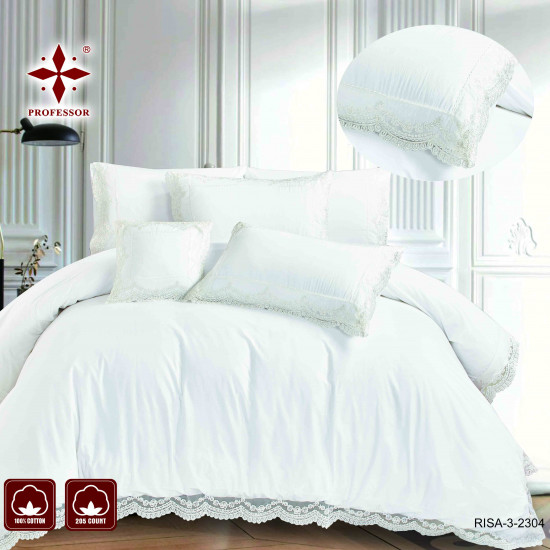 100% PURE COTTON 7PC COMFORTER SET-DOUBLE - SUPERKING SIZE - 240*260