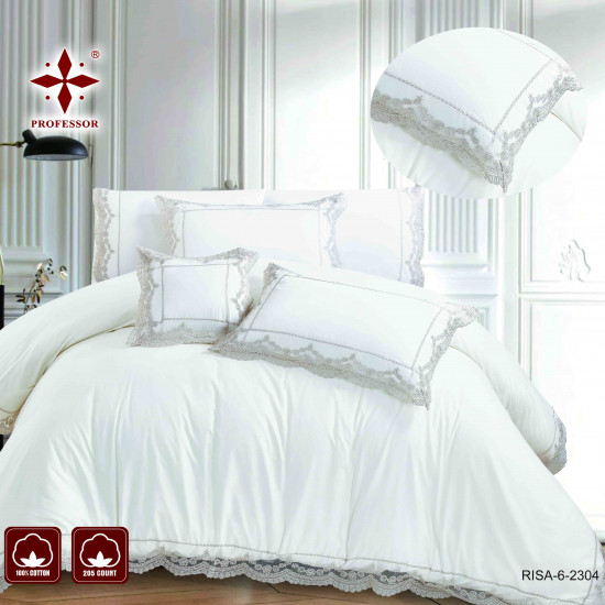 100% PURE COTTON 7PC COMFORTER SET-DOUBLE - SUPERKING SIZE - 240*260