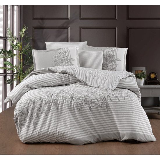 6-Piece Double Super King Size Comforter Set – 100% Turkish Cotton