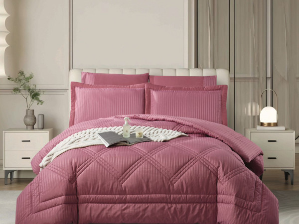 6-Piece Double Super King Size Comforter Set 6-Piece Double Super King Size Comforter Set