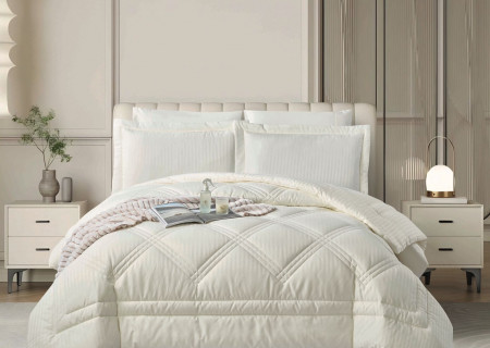 6-Piece Double Super King Size Comforter Set