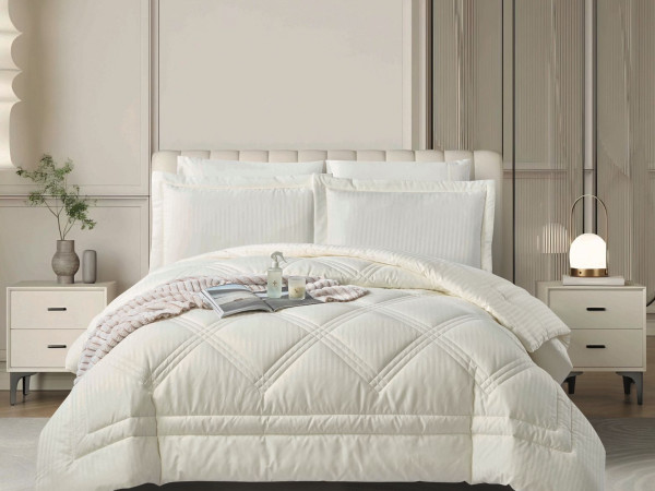 6-Piece Double Super King Size Comforter Set 6-Piece Double Super King Size Comforter Set