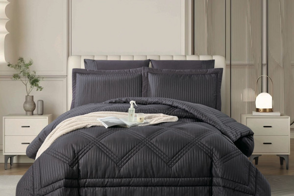 6-Piece Double Super King Size Comforter Set