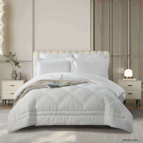 6-Piece Double Super King Size Comforter Set
