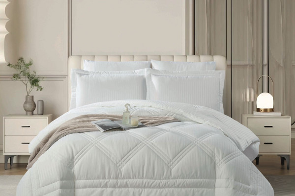 6-Piece Double Super King Size Comforter Set