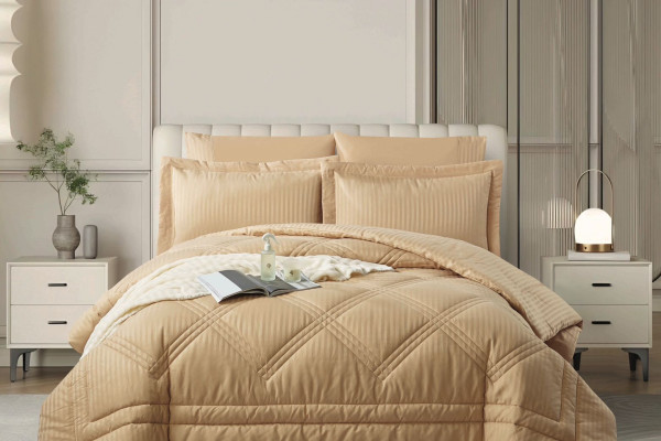 6-Piece Double Super King Size Comforter Set