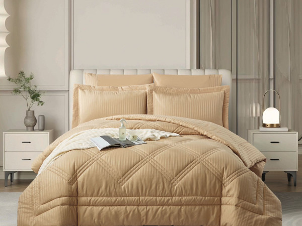 6-Piece Double Super King Size Comforter Set 6-Piece Double Super King Size Comforter Set