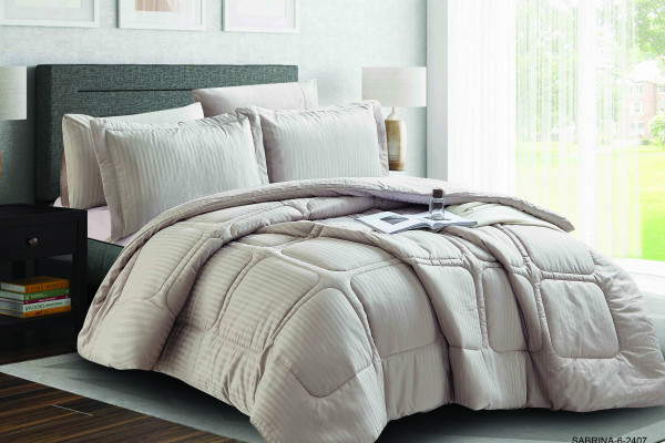 6-Piece Double Super King Size Comforter Set