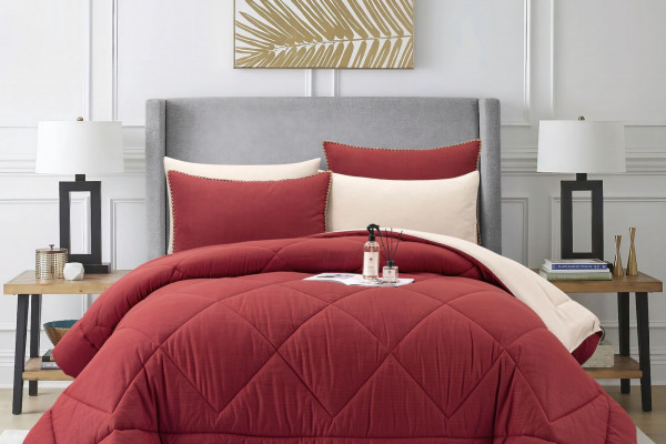 6PCS COMFORTER SET-DOUBLE 