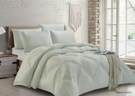 4PC COMFORTER SET-SINGLE 160 × 220 cm