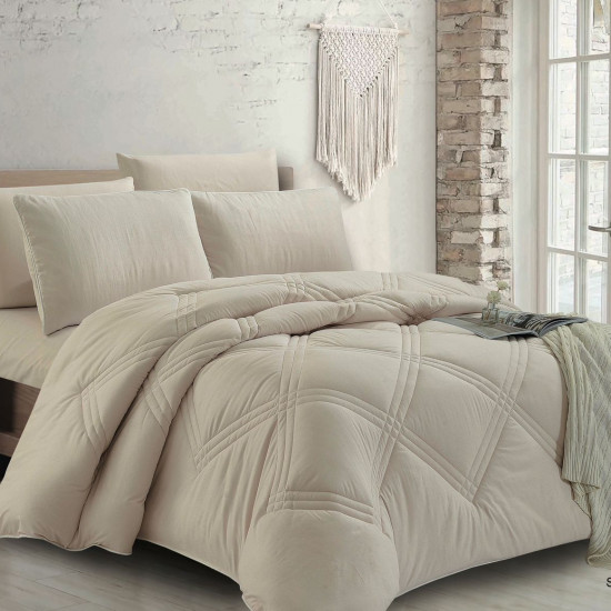 4PC COMFORTER SET-SINGLE 160 × 220 cm