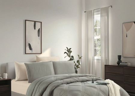 4PC COMFORTER SET-SINGLE 160 × 220 cm