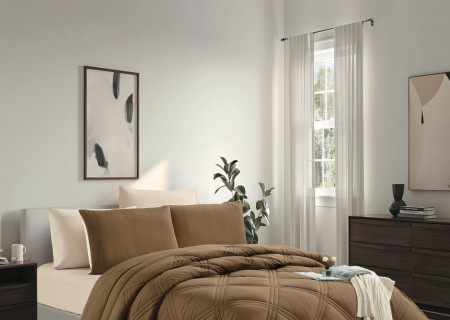 4PC COMFORTER SET-SINGLE 160 × 220 cm