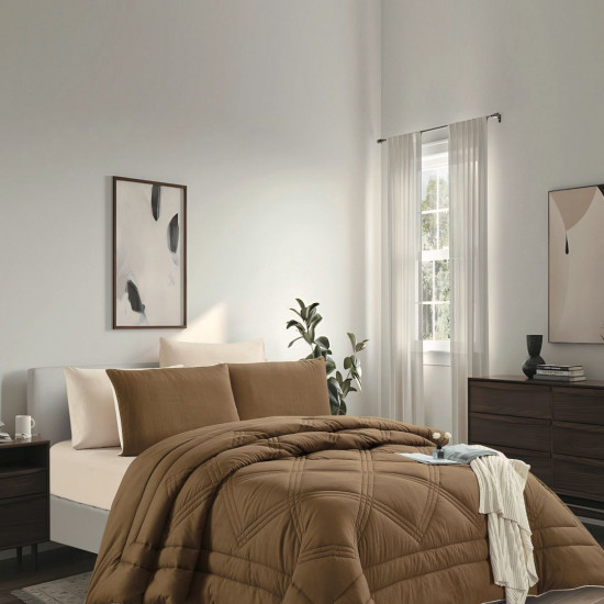 4PC COMFORTER SET-SINGLE 160 × 220 cm