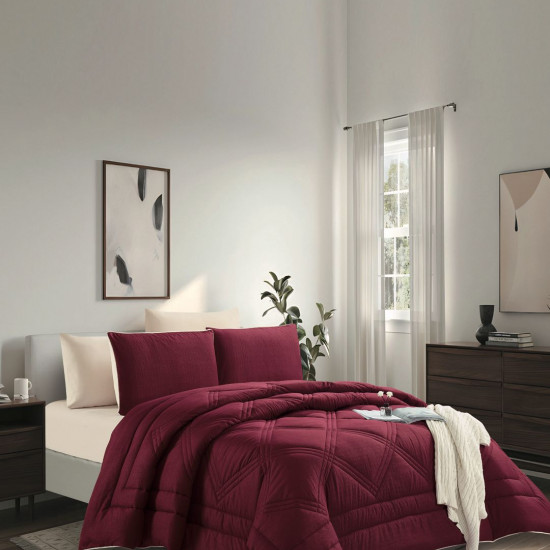 4PC COMFORTER SET-SINGLE 160 × 220 cm