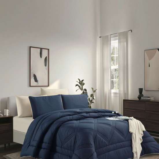 4PC COMFORTER SET-SINGLE 160 × 220 cm
