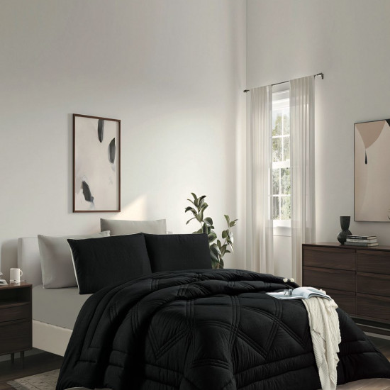 4PC COMFORTER SET-SINGLE 160 × 220 cm