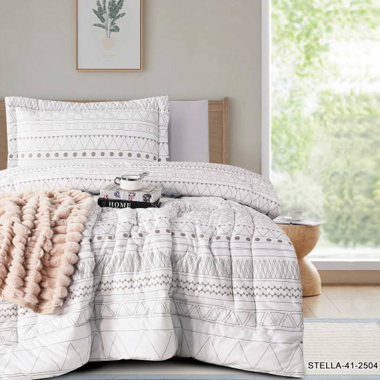 4-Piece Single Size Comforter Set 4-Piece Single Size Comforter Set