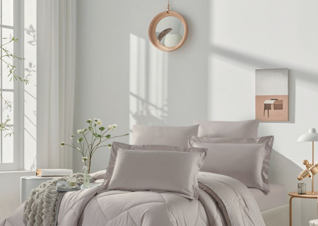 Premium Double 6-Piece Comforter Bedding Set – 100% Cotton | 300 Thread Count