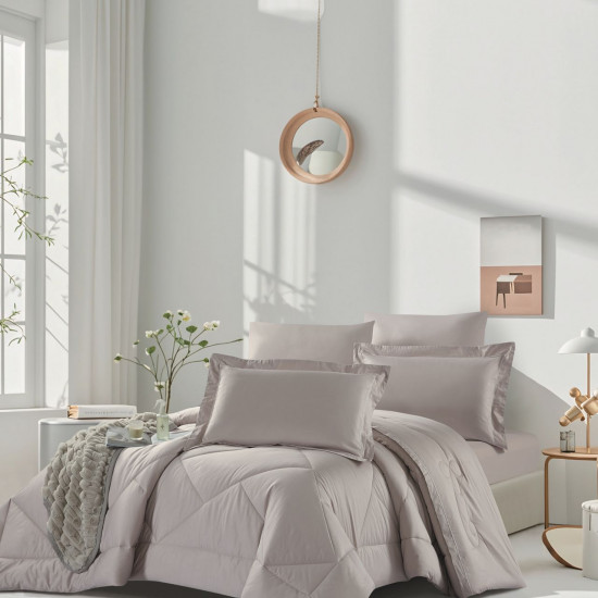 Premium Double 6-Piece Comforter Bedding Set – 100% Cotton | 300 Thread Count