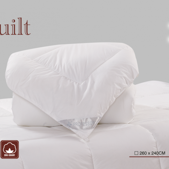 QUILT - DOUBLE - 100% HOTEL COTTON - SUPER KING SIZE - (240*260 CM)