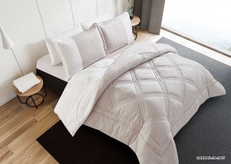 6-Piece Double Super King Size Comforter Set