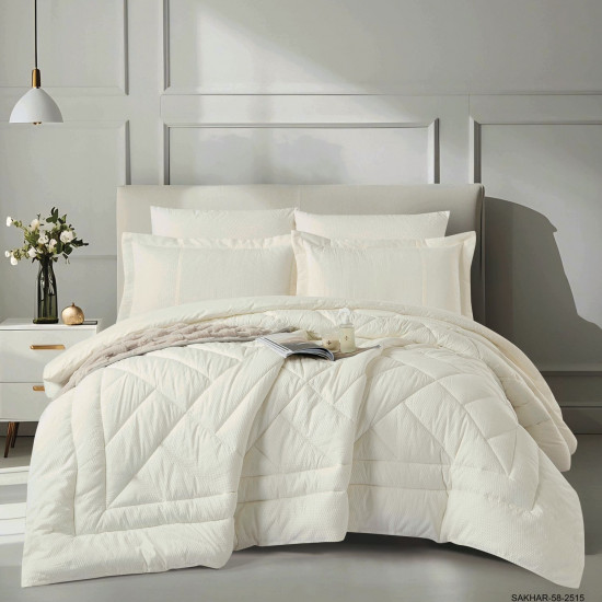 6-Piece Double Super King Size Comforter Set
