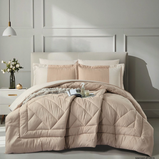 6-Piece Double Super King Size Comforter Set