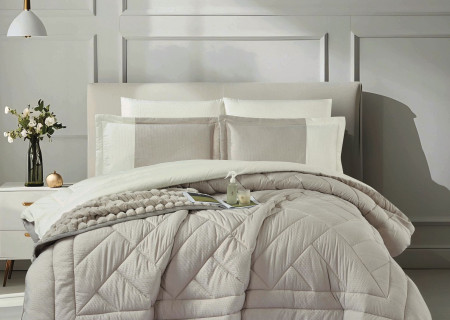 6-Piece Double Super King Size Comforter Set