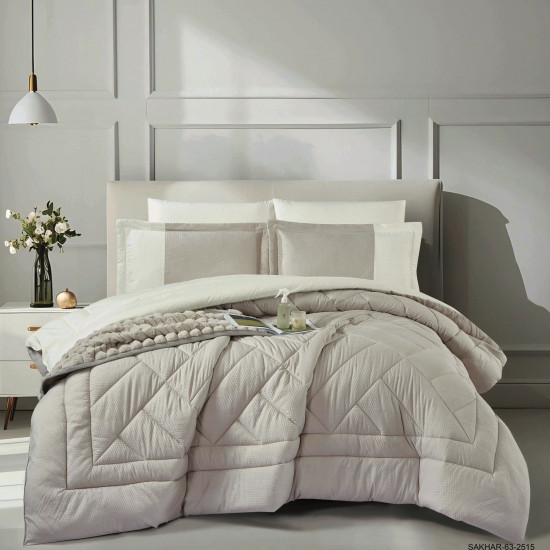 6-Piece Double Super King Size Comforter Set