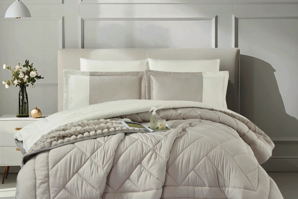 6-Piece Double Super King Size Comforter Set