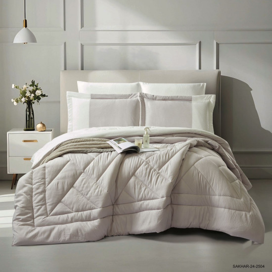 6-Piece Double Super King Size Comforter Set