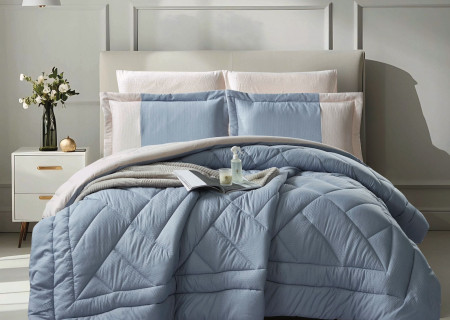 6-Piece Double Super King Size Comforter Set