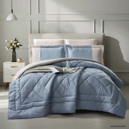 6-Piece Double Super King Size Comforter Set