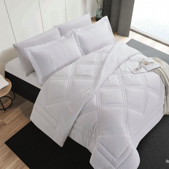 6-Piece Double Super King Size Comforter Set 6-Piece Double Super King Size Comforter Set