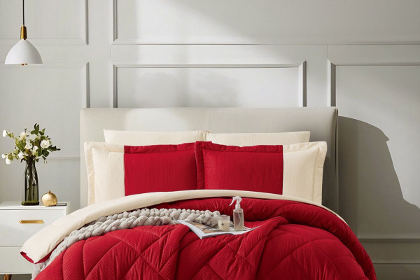6-Piece Double Super King Size Comforter Set