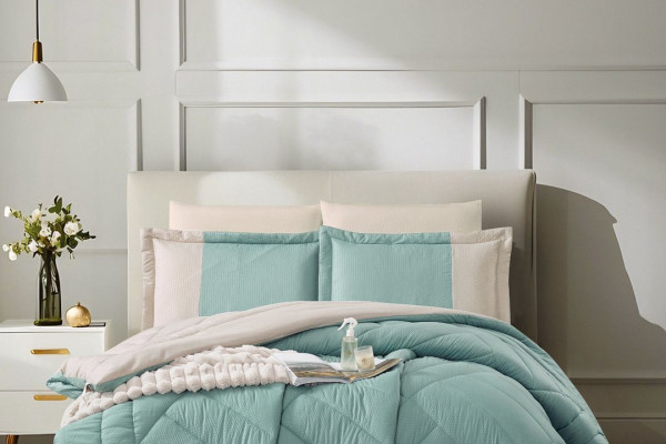 6-Piece Double Super King Size Comforter Set
