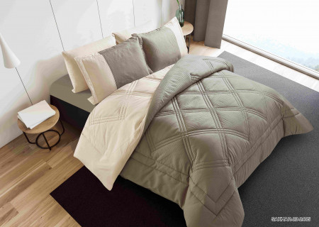 6-Piece Double Super King Size Comforter Set 6-Piece Double Super King Size Comforter Set