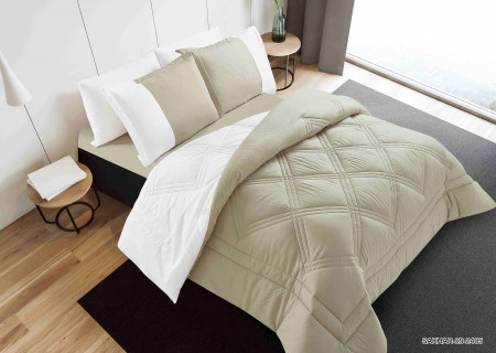 6-Piece Double Super King Size Comforter Set