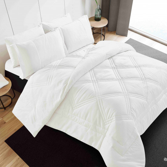 6-Piece Double Super King Size Comforter Set