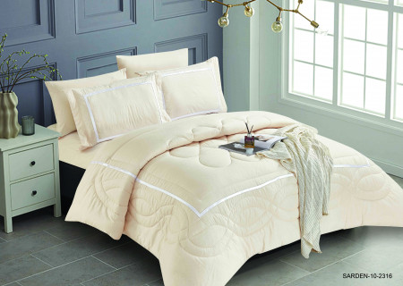 6-Piece Double Super King Size Comforter Set