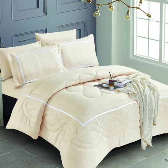 6-Piece Double Super King Size Comforter Set