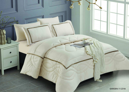 6-Piece Double Super King Size Comforter Set