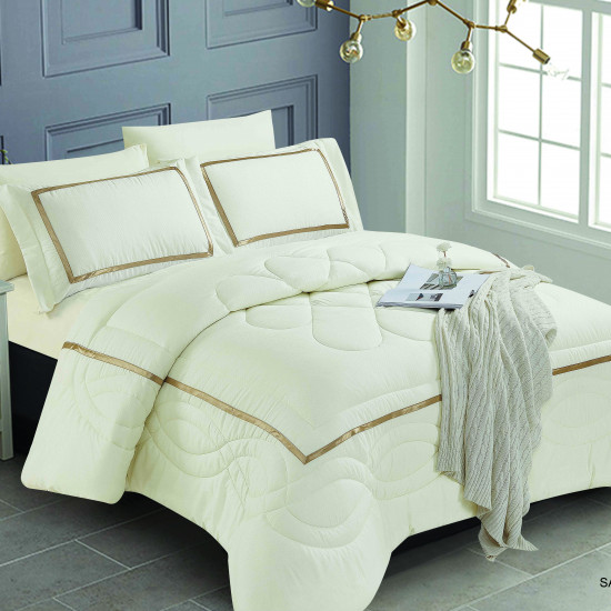 6-Piece Double Super King Size Comforter Set